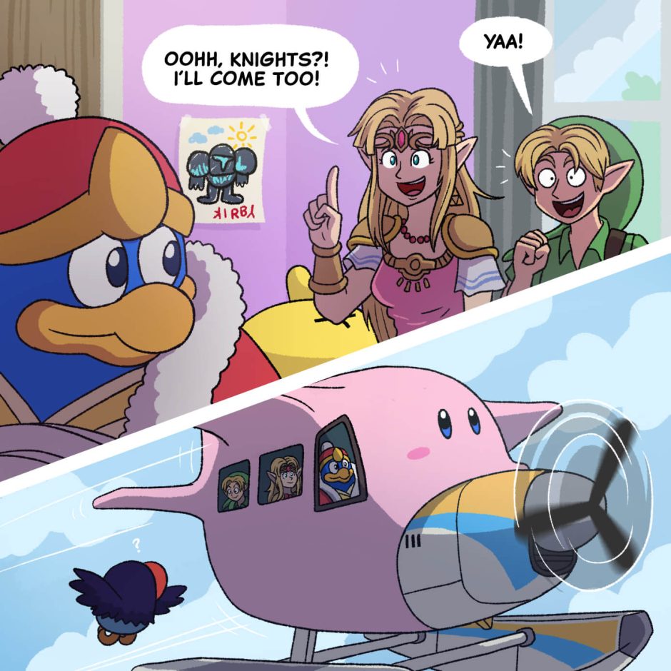 Kirby and the Forgotten Lands Between (Everyone is Home) – Wooden Plank ...